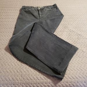 NYDJ Navy Wide Boot Cut Jeans 12